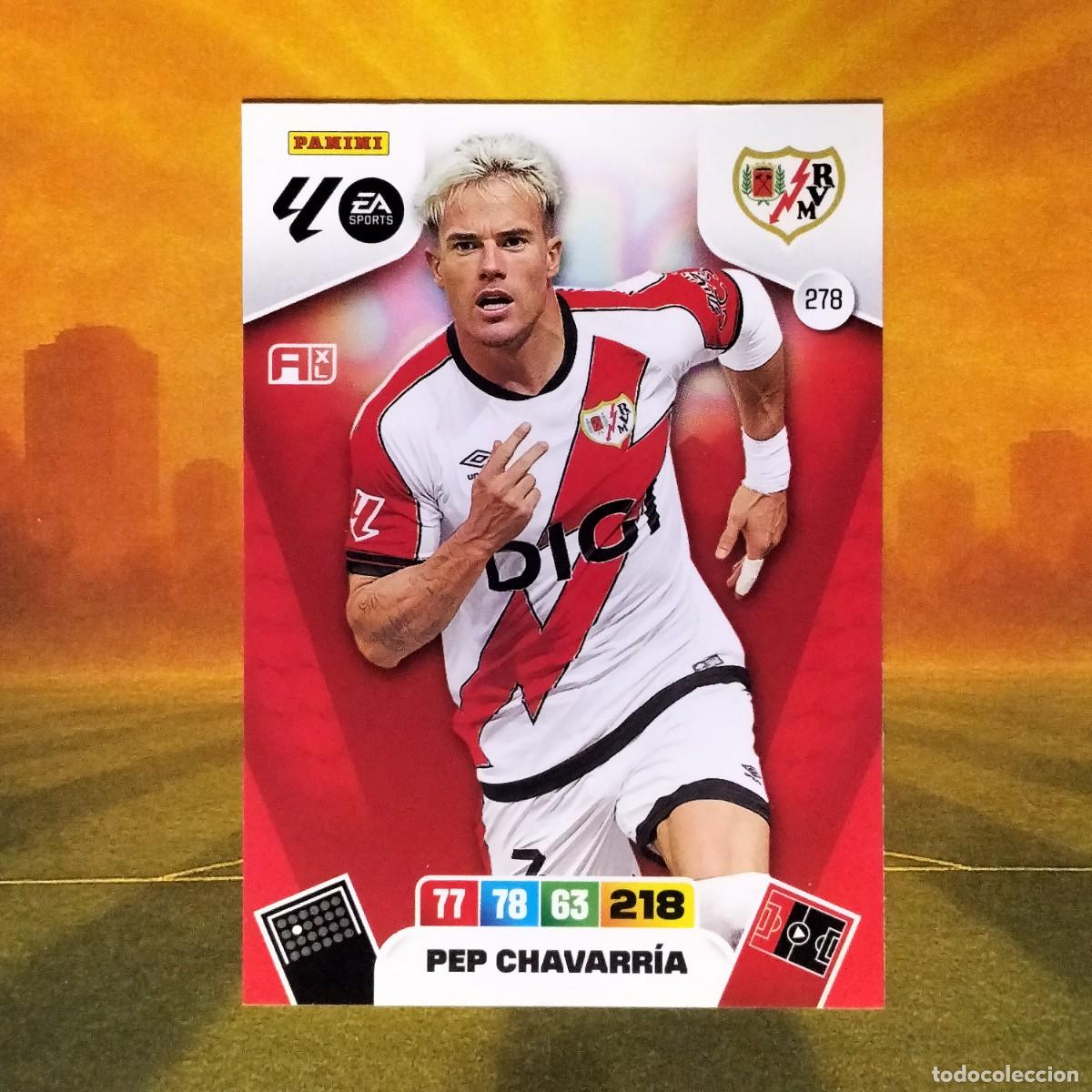 Cromos de F&uacute;tbol: #278 Pep Chavarria | Rayo Vallecano | Adrenalyn XL LaLiga 2025 2026 Panini 25 26
