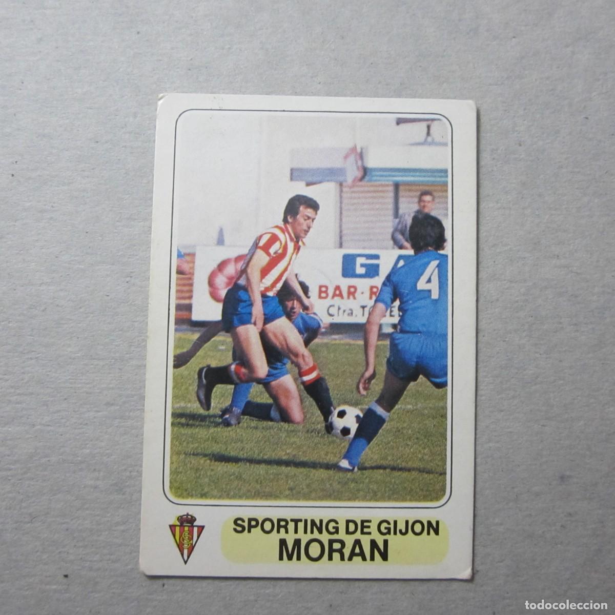 Cromos de F&uacute;tbol: PACOSA 2 /INTERNACIONAL. 1977.NUEVO. MORAN, SPORTING DE GIJON.