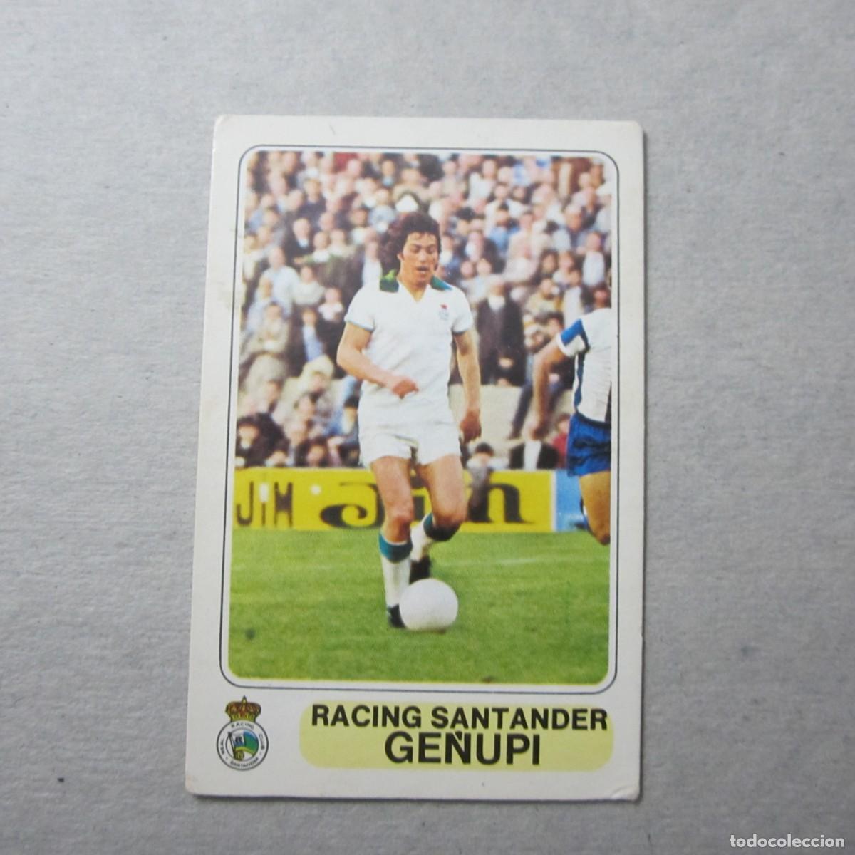 Cromos de F&uacute;tbol: PACOSA 2 /INTERNACIONAL. 1977.NUEVO. GE&Ntilde;UPI-RACING DE SANTANDER., LIGA 77