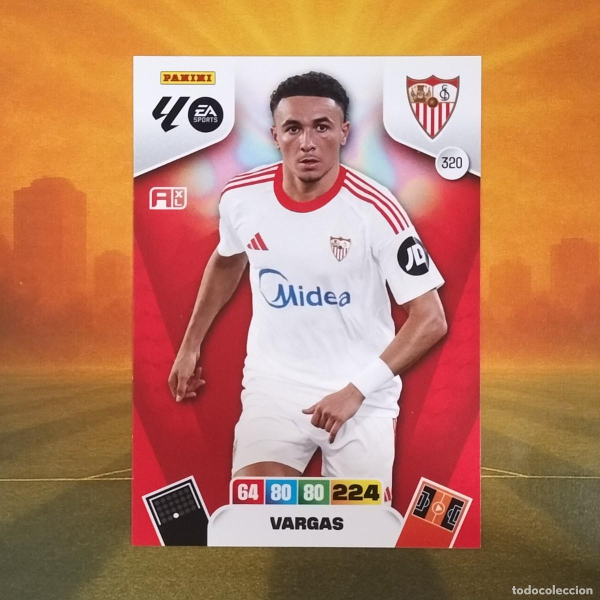 Football Stickers: #320 Vargas | Sevilla FC | Adrenalyn XL LaLiga 2025 2026 Panini 25 26