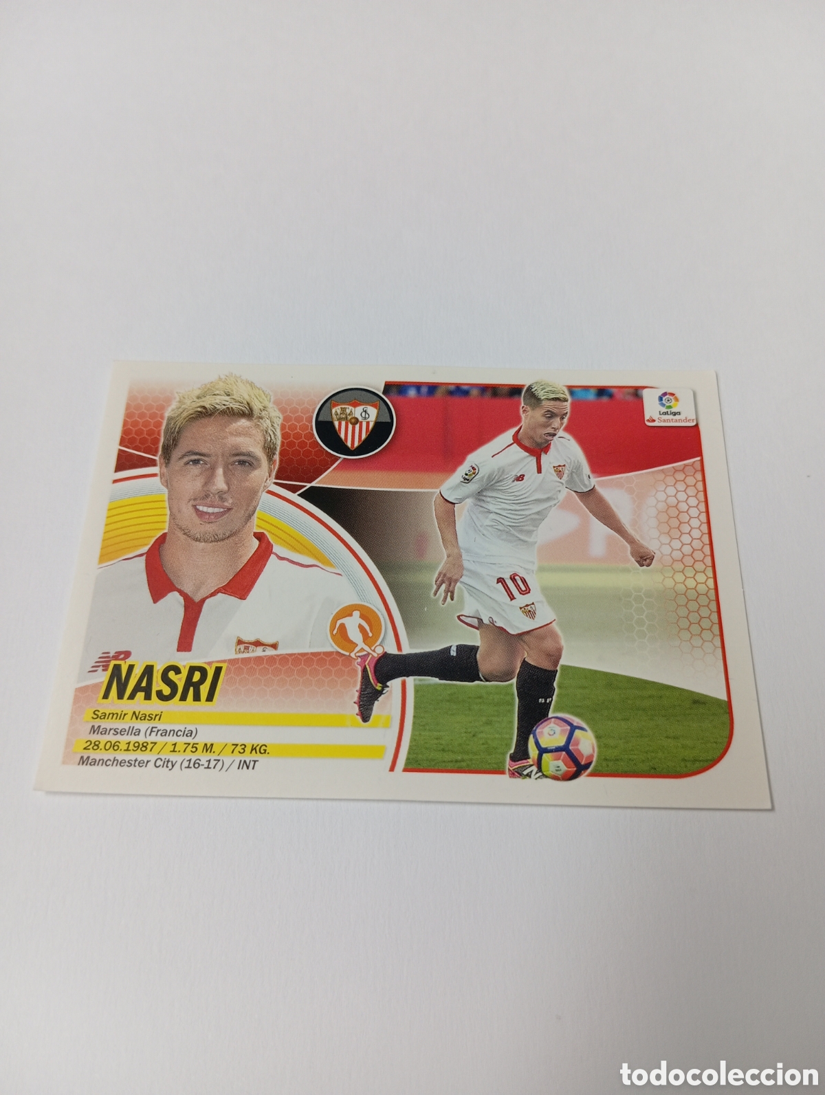 Fu&szlig;ball-Sticker: Fichaje 61 Nasri liga este 16 17 panini 2016 2017