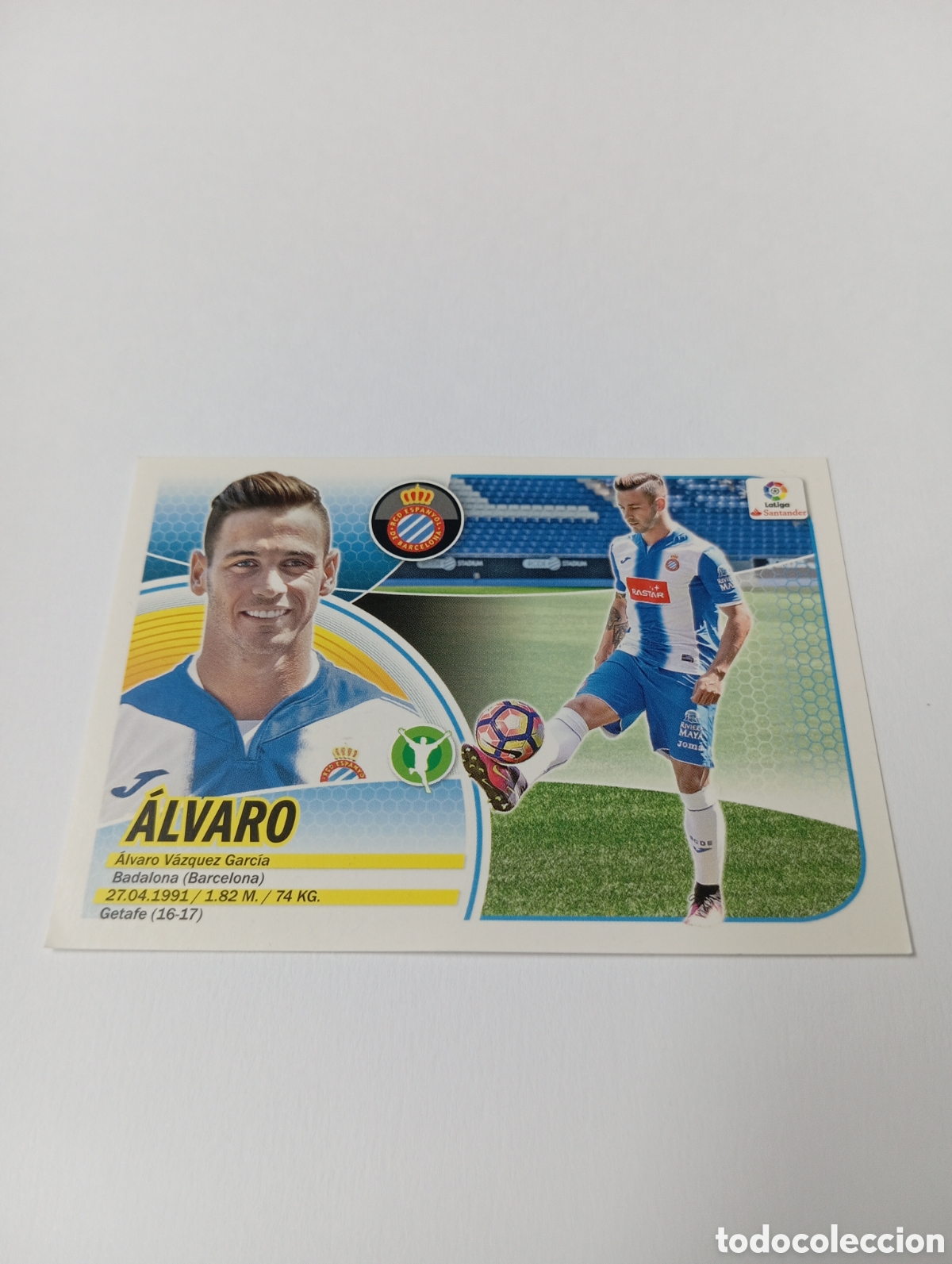 Figurine di Calcio: Fichaje 63 &Aacute;lvaro liga este 16 17 panini 2016 2017