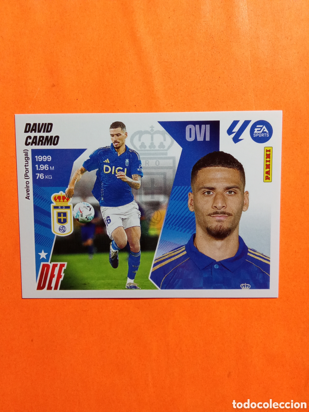 Cromos de F&uacute;tbol: CROMO 61 CARMO OVIEDO ULTIMOS FICHAJES CUARTA EDICION LIGA ESTE 25-26