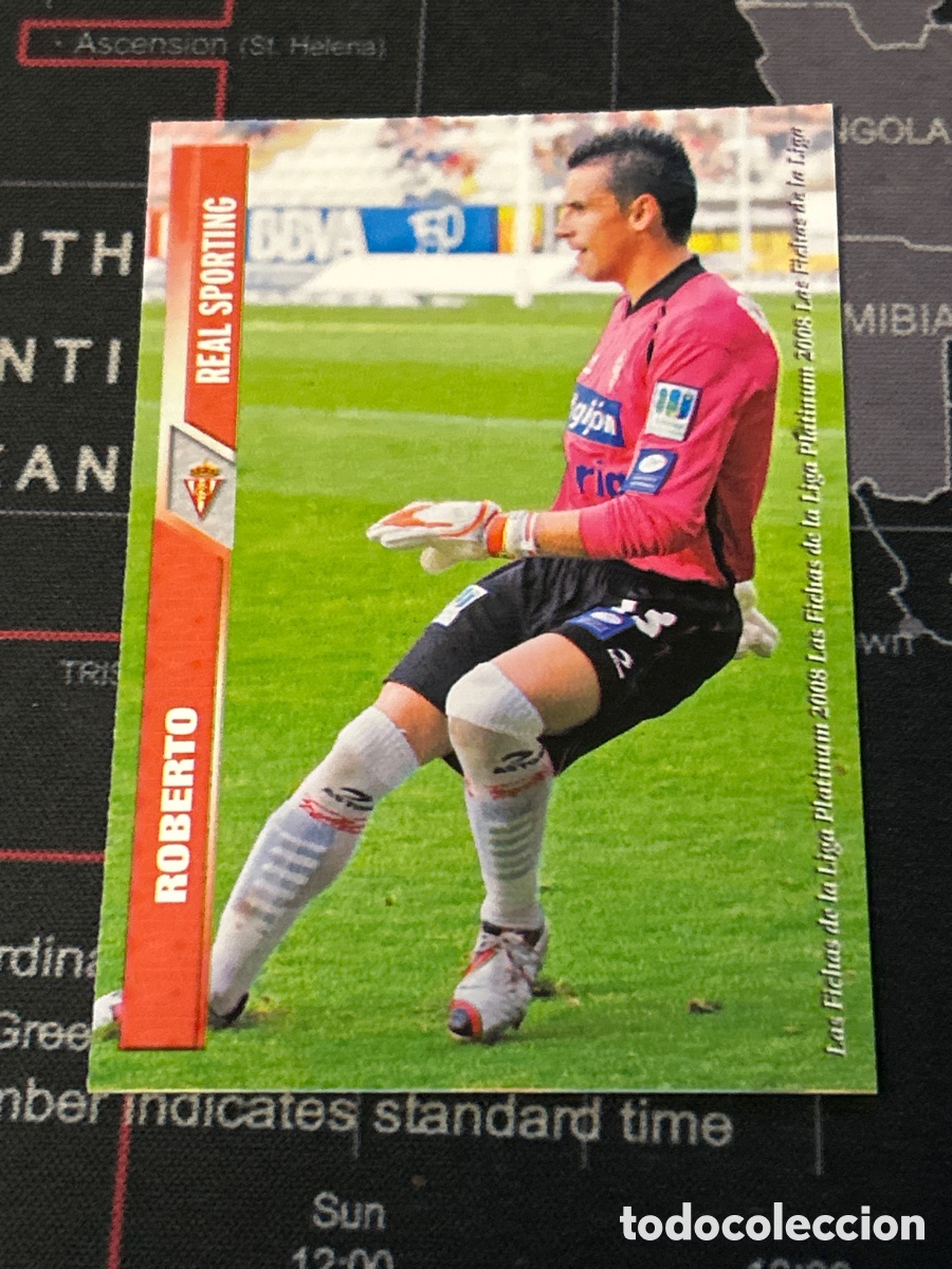 Cromos de F&uacute;tbol: 983 ROBERTO (SPORTING GIJON) MUNDICROMO PLATINUM 2007 2008 07 08