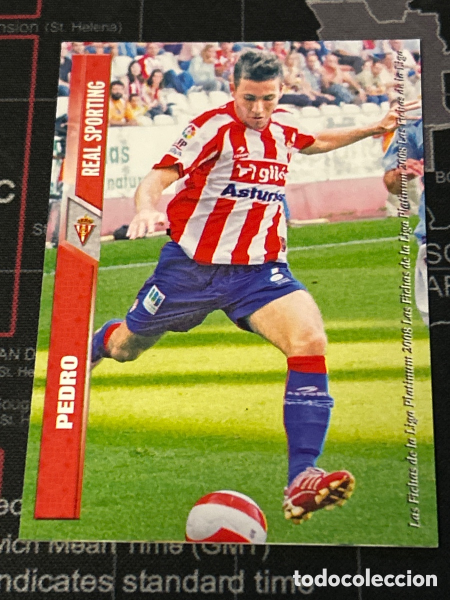 Cromos de F&uacute;tbol: 987 PEDRO (SPORTING GIJON) MUNDICROMO PLATINUM 2007 2008 07 08