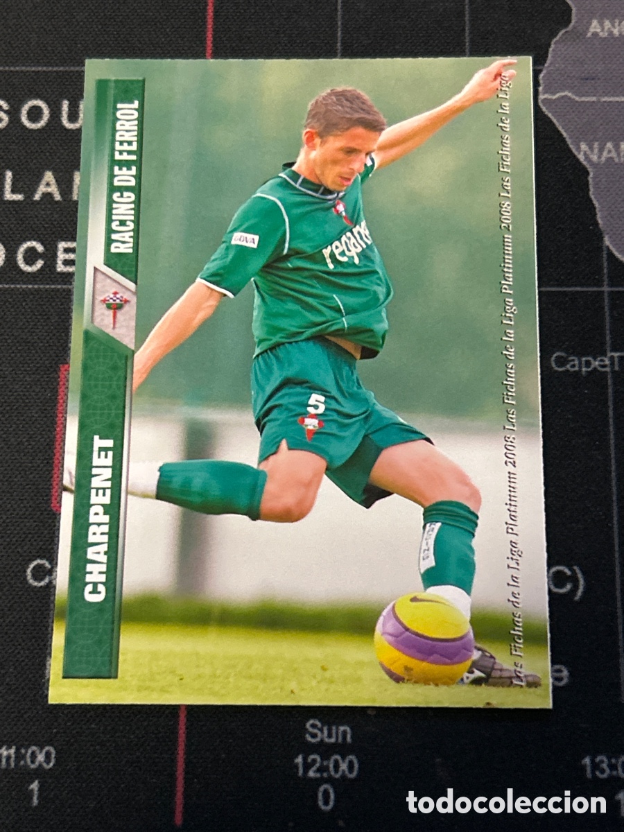 Cartes &agrave; collectionner de Football: 1105 CHARPENET (RACING FERROL) MUNDICROMO PLATINUM 2007 2008 07 08