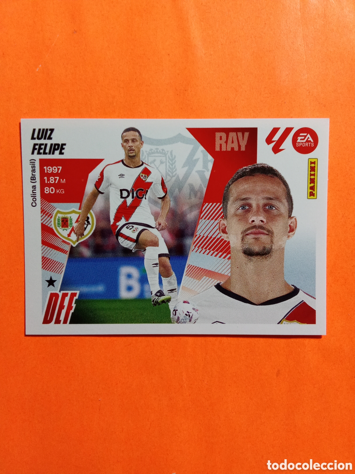 Cromos de F&uacute;tbol: CROMO 47 LUIZ FELIPE RAYO VALLECANO ULTIMOS FICHAJES CUARTA EDICION LIGA ESTE 25-26