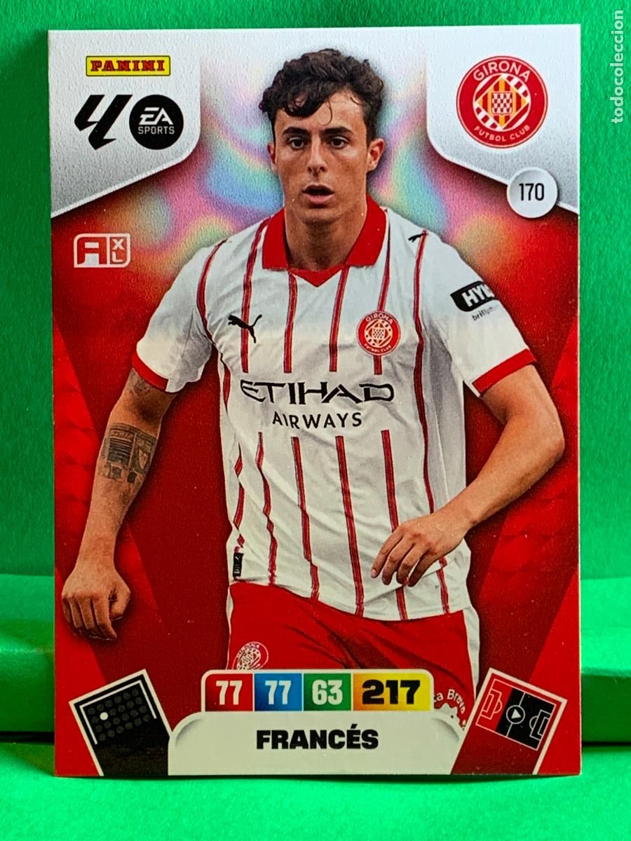 Cartes &agrave; collectionner de Football: 170 Franc&eacute;s Girona FC Base card ADRENALYN XL LIGA 2025/2026 25 26 PANINI