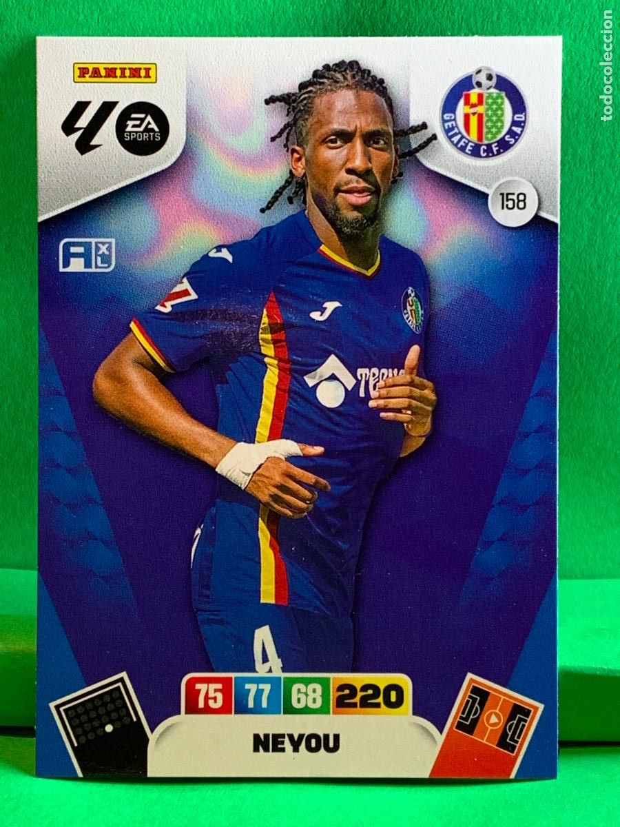 Figurine di Calcio: 158 Neyou Getafe CF Base card ADRENALYN XL LIGA 2025/2026 25 26 PANINI