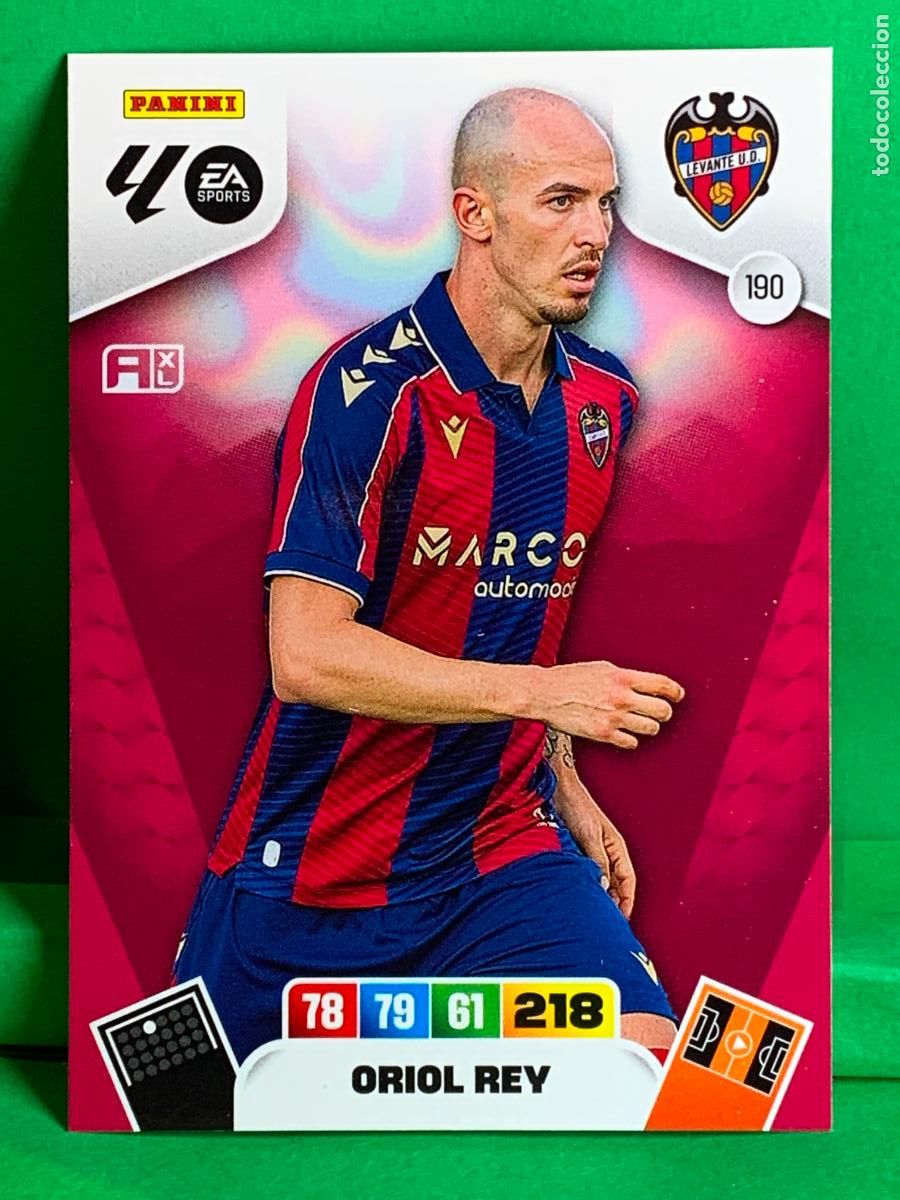Cromos de Futebol: 190 Oriol Rey Levante UD Base card ADRENALYN XL LIGA 2025/2026 25 26 PANINI