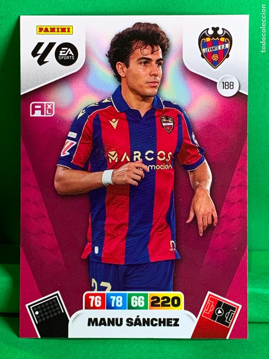 Cromos de Futebol: 188 Manu S&aacute;nchez Levante UD Base card ADRENALYN XL LIGA 2025/2026 25 26 PANINI