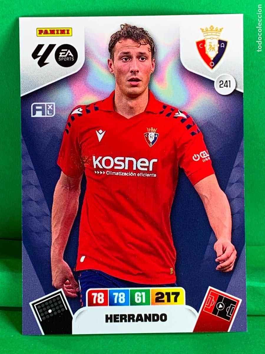 Cromos de Futebol: 241 Herrando CA Osasuna Base card ADRENALYN XL LIGA 2025/2026 25 26 PANINI