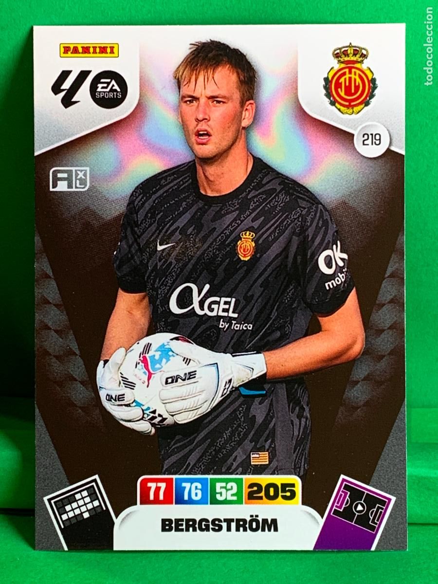 Cromos de Futebol: 219 Bergstr&ouml;m RCD Mallorca Base card ADRENALYN XL LIGA 2025/2026 25 26 PANINI