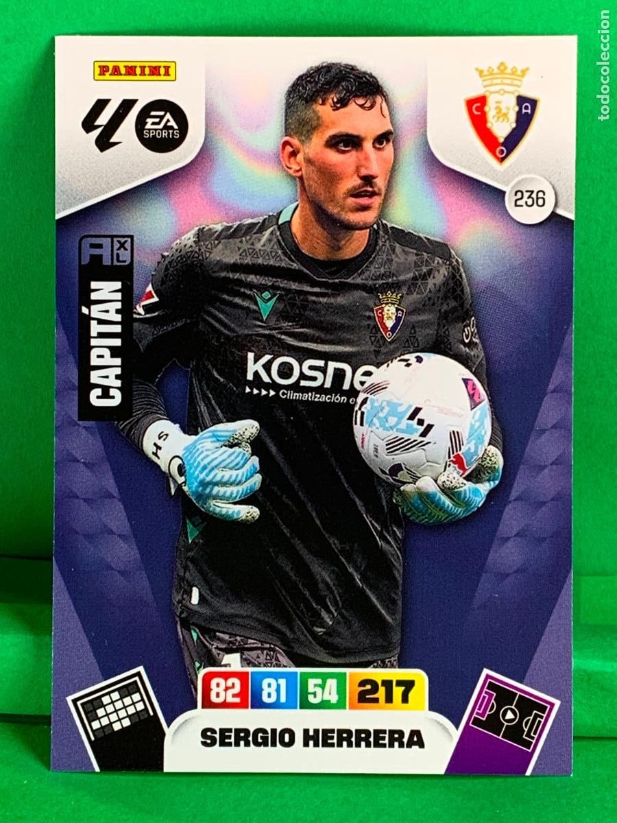Cromos de Futebol: 236 Sergio Herrera CA Osasuna Base card ADRENALYN XL LIGA 2025/2026 25 26 PANINI