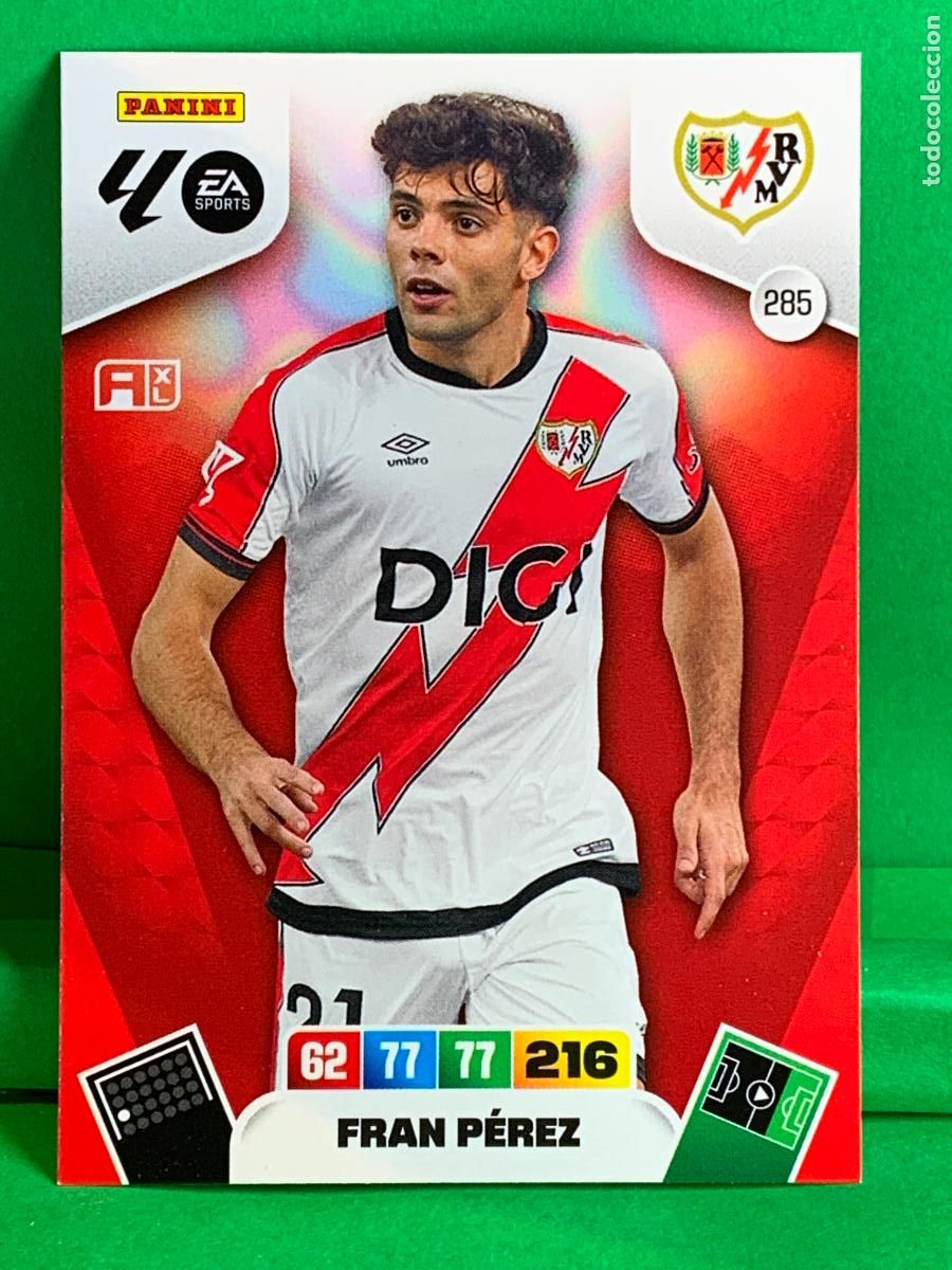 Cromos de Futebol: 285 Fran P&eacute;rez Rayo Vallecano Base card ADRENALYN XL LIGA 2025/2026 25 26 PANINI