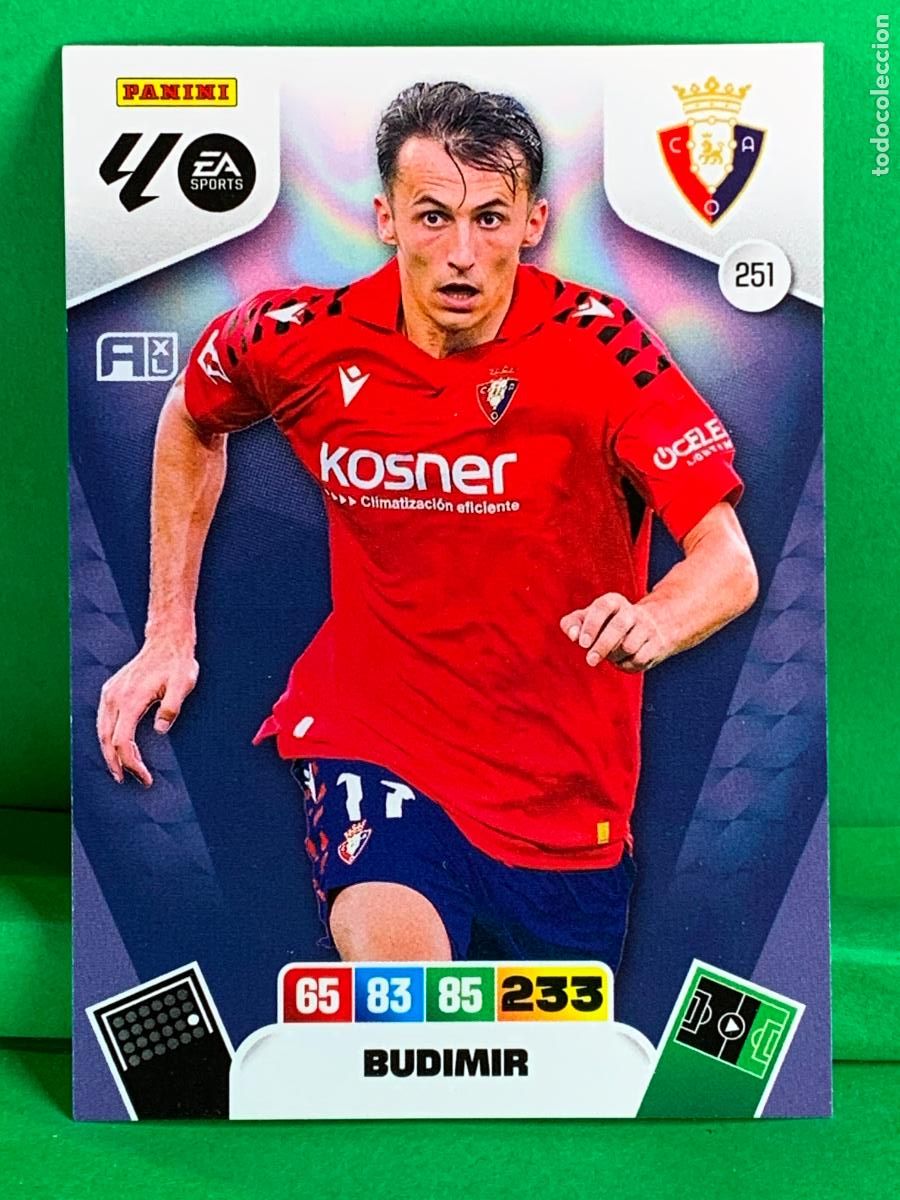 Cromos de Futebol: 251 Budimir CA Osasuna Base card ADRENALYN XL LIGA 2025/2026 25 26 PANINI