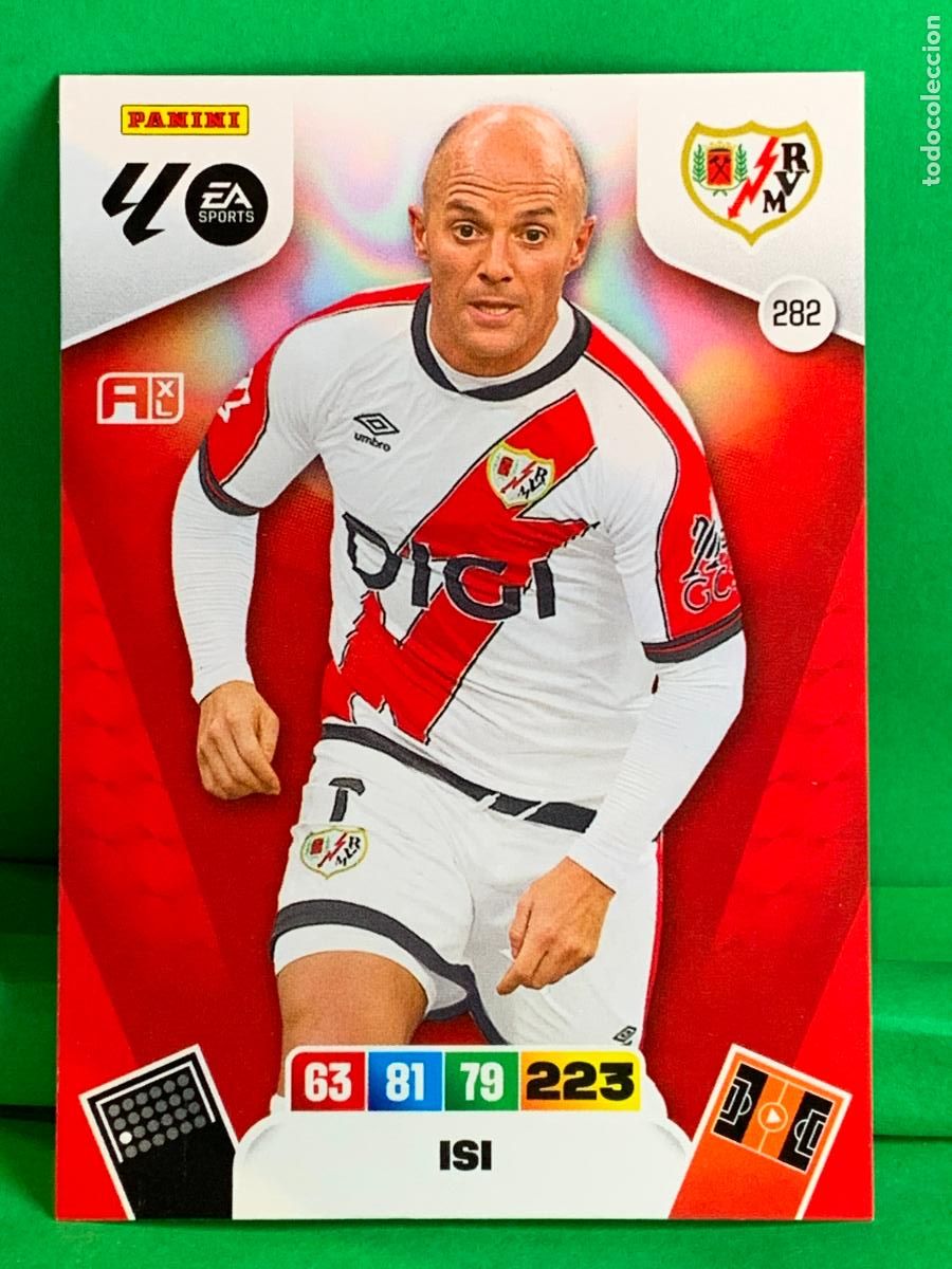 Cromos de F&uacute;tbol: 282 Isi Rayo Vallecano Base card ADRENALYN XL LIGA 2025/2026 25 26 PANINI
