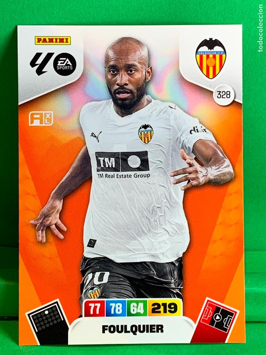 Cromos de F&uacute;tbol: 328 Foulquier Valencia CF Base card ADRENALYN XL LIGA 2025/2026 25 26 PANINI