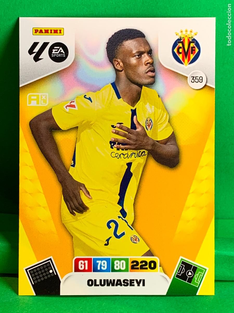Cromos de F&uacute;tbol: 359 Oluwaseyi Villarreal CF Base card ADRENALYN XL LIGA 2025/2026 25 26 PANINI