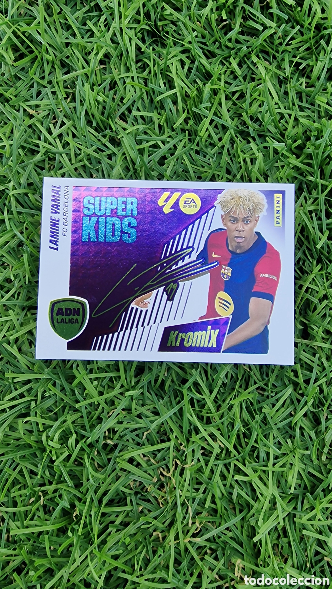 Cromos de F&uacute;tbol: Liga este 25 26 Panini K14 ADN KROMIX LAMINE YAMAL