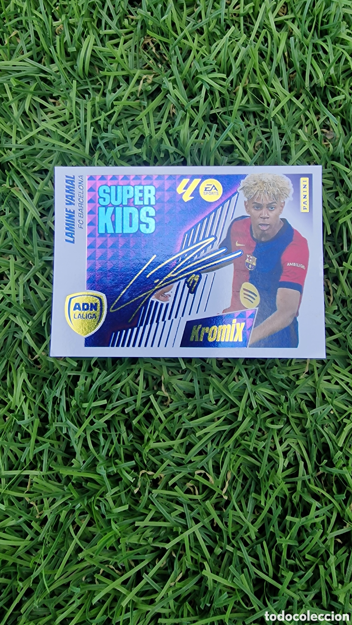 Cromos de F&uacute;tbol: Liga este 25 26 Panini K14 ADN KROMIX LAMINE YAMAL