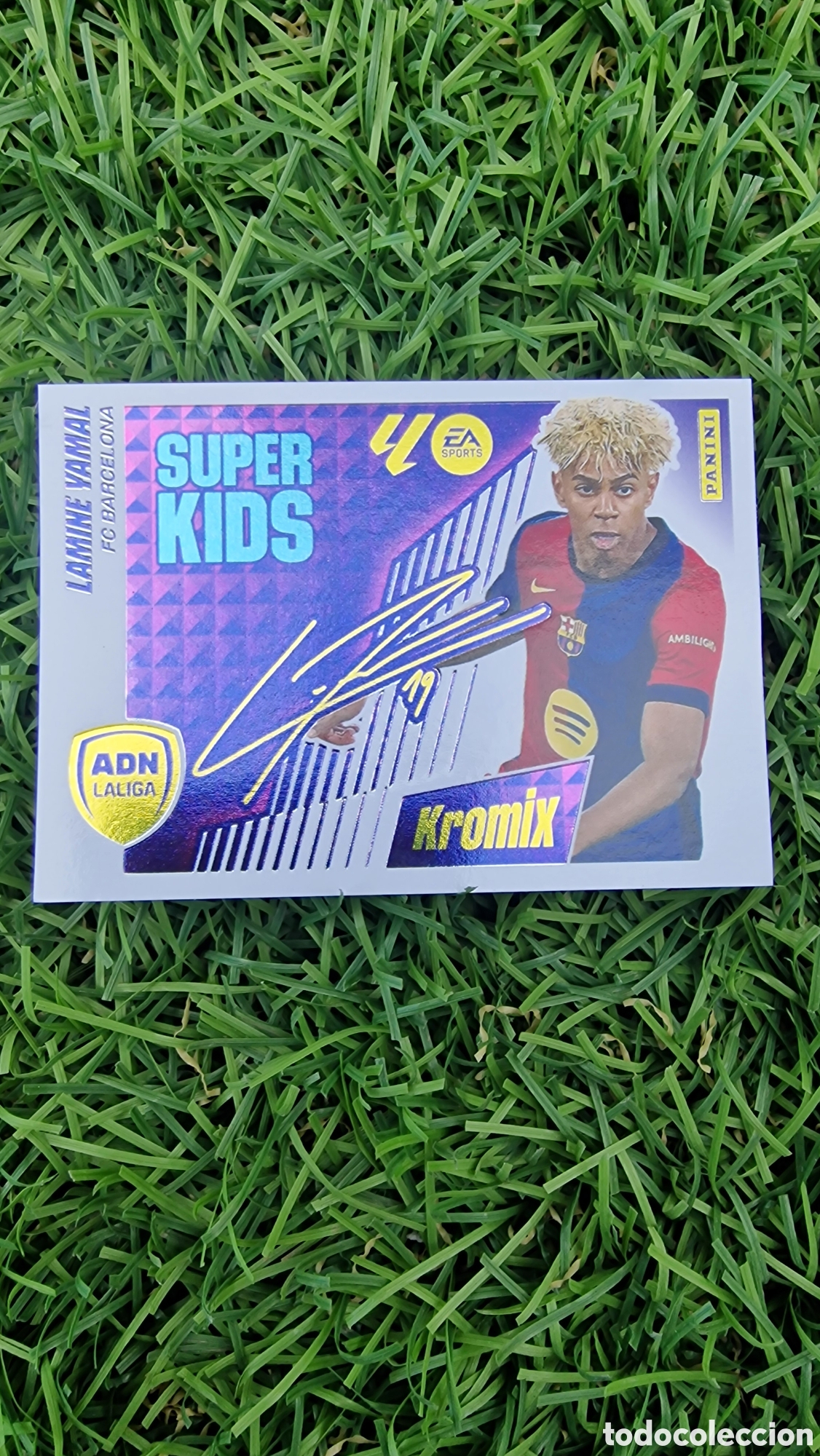 Cromos de F&uacute;tbol: Liga este 25 26 Panini K14 ADN KROMIX LAMINE YAMAL