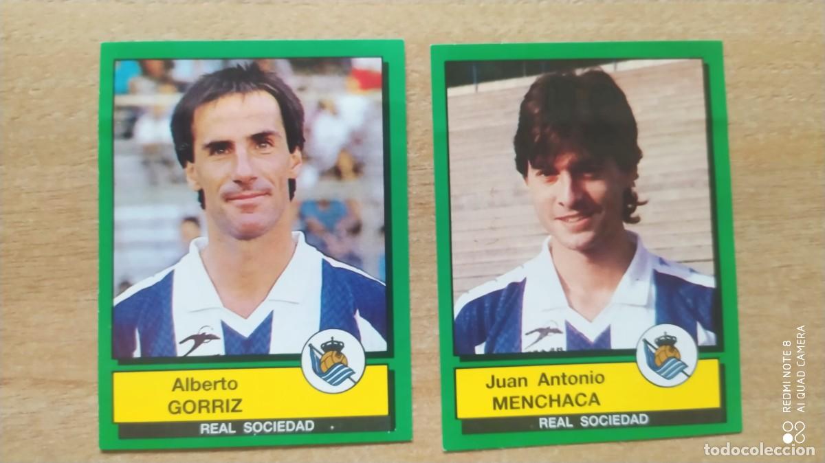 Fu&szlig;ball-Sticker: REAL SOCIEDAD 262 MENCHACA FUTBOL 90 PANINI -H
