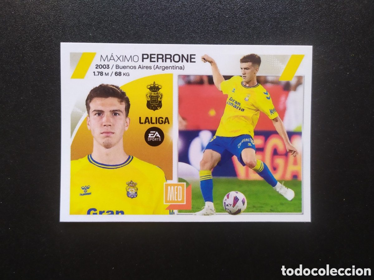 Cromos de f&uacute;tbol: Liga este 2023 2024 23 24 panini Perrone fichaje n&deg; 51 Las Palmas