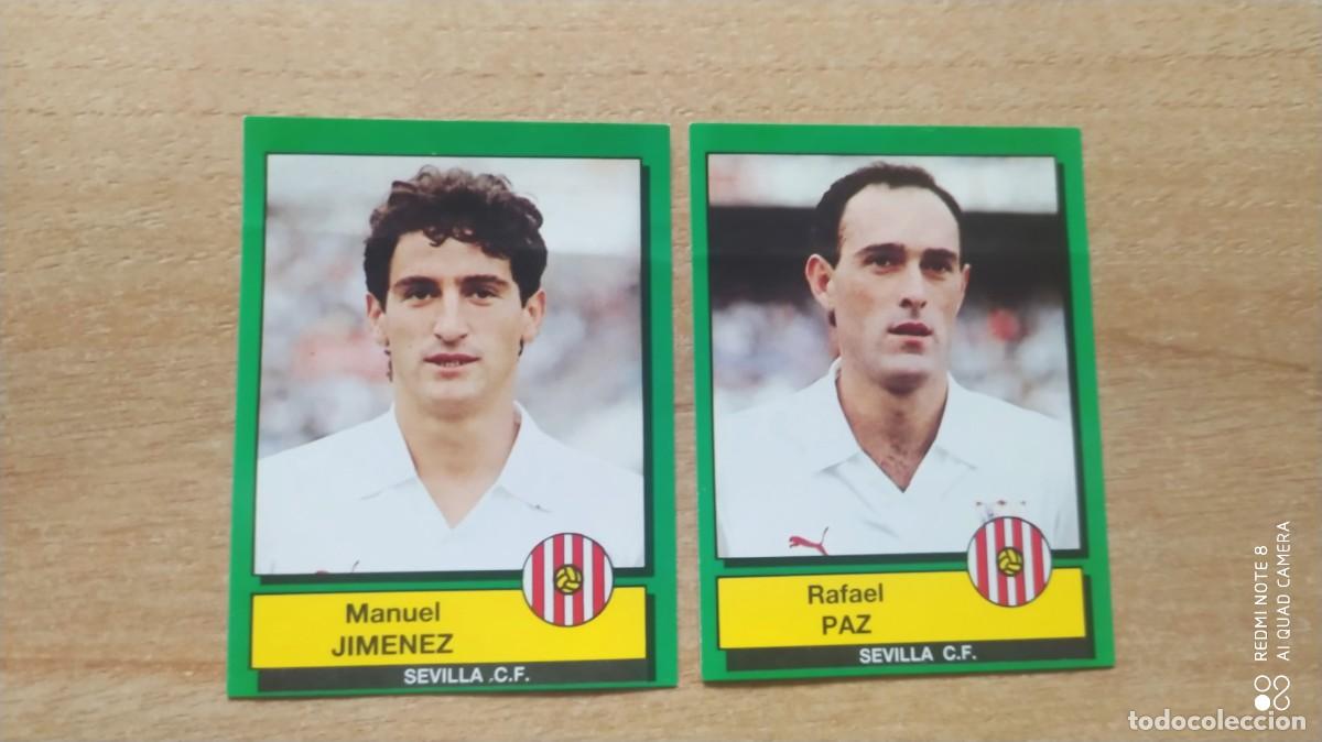 Fu&szlig;ball-Sticker: SEVILLA 243 JIMENEZ FUTBOL 90 PANINI -H