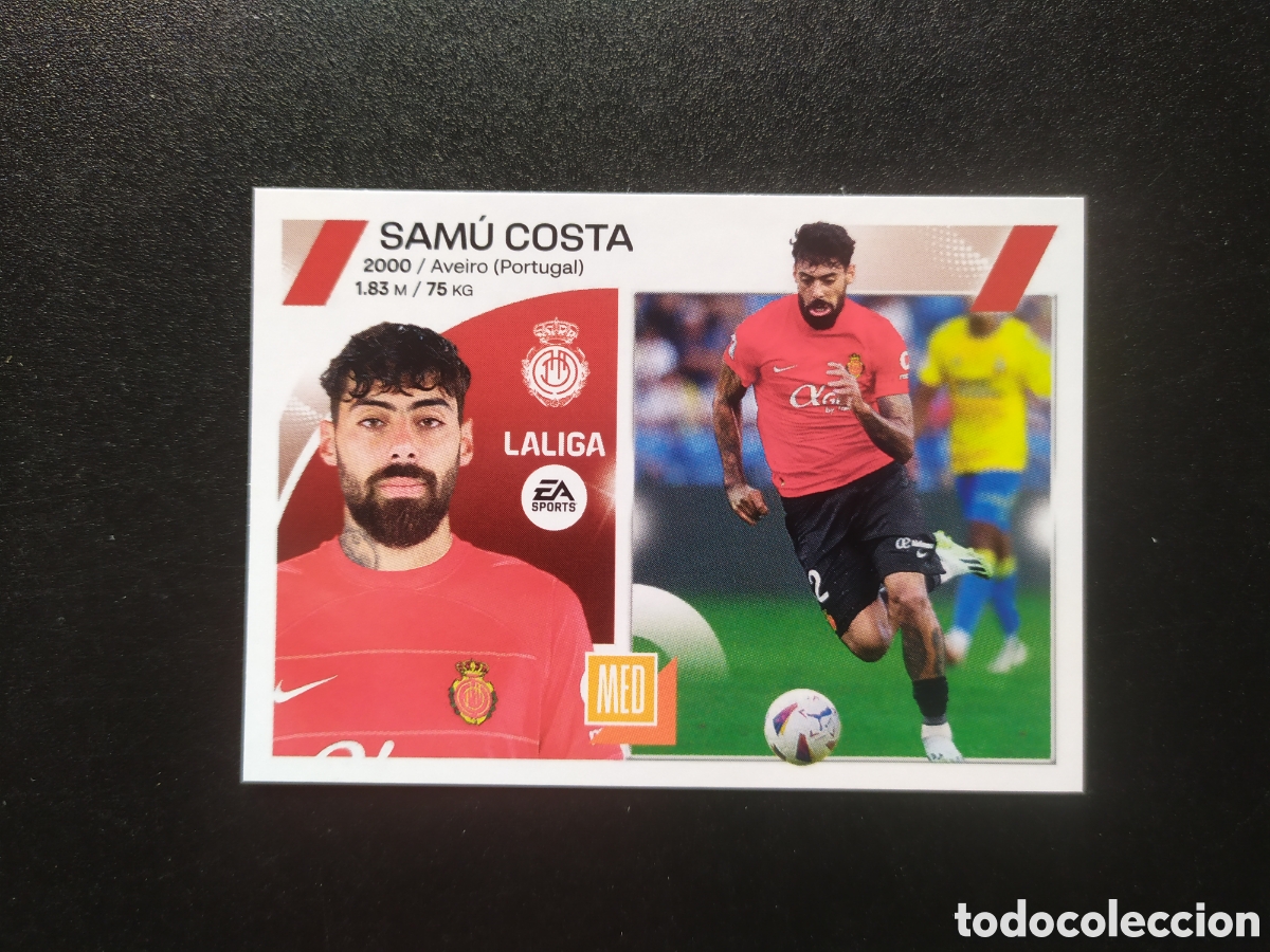 Cromos de Futebol: Liga este 2023 2024 23 24 panini Samu Costa coloca n&deg; 12 bis Mallorca