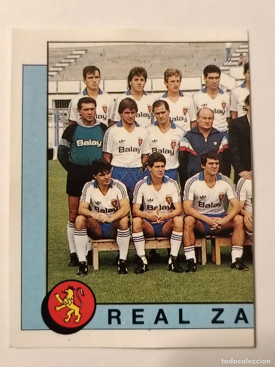 Cromos de F&uacute;tbol: #403 REAL ZARAGOZA (EQUIPO IZQUIERDA) FUTBOL 88 PANINI