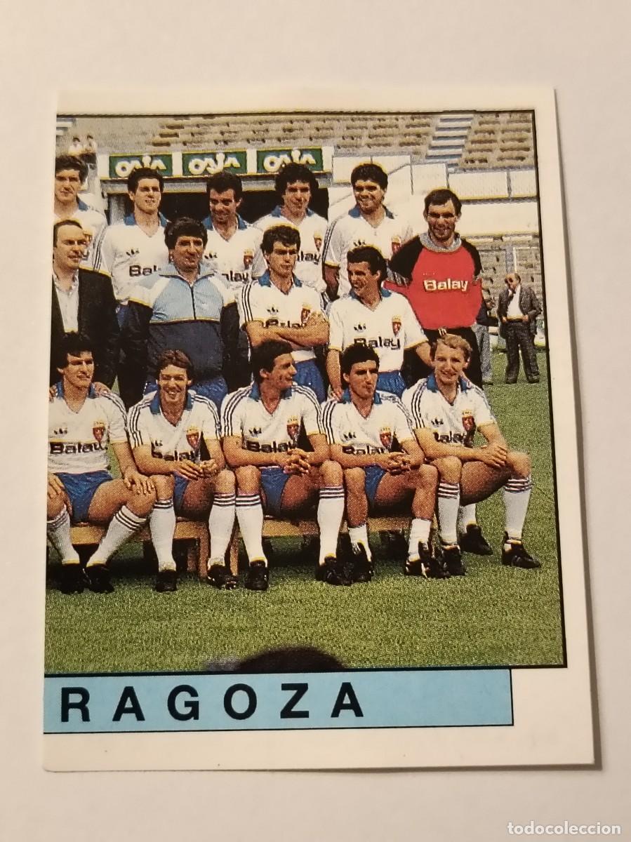 Cromos de F&uacute;tbol: #404 REAL ZARAGOZA (EQUIPO DERECHA) FUTBOL 88 PANINI