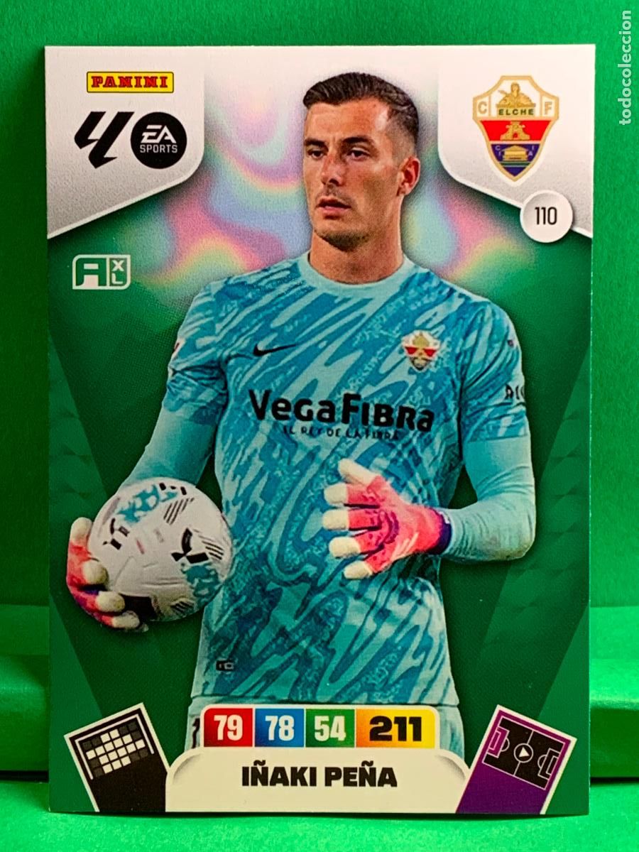 Cromos de f&uacute;tbol: 110 I&ntilde;aki Pe&ntilde;a Elche CF Base card ADRENALYN XL LIGA 2025/2026 25 26 PANINI