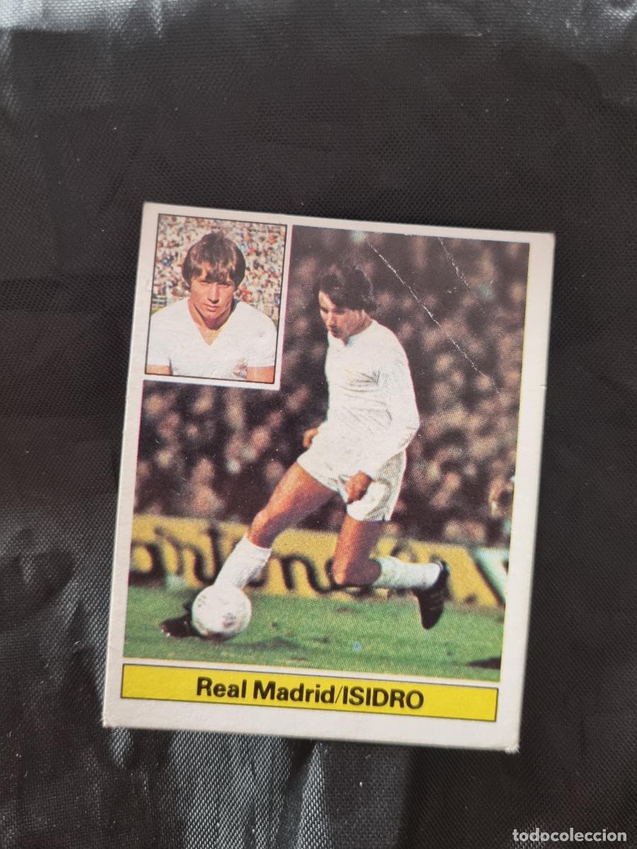 Fu&szlig;ball-Sticker: ISIDRO. REAL MADRID. SIN PEGAR. ED. ESTE LIGA 1981/82. 81/82. 1981/1982. PEDIDO MINIMO 3&euro;