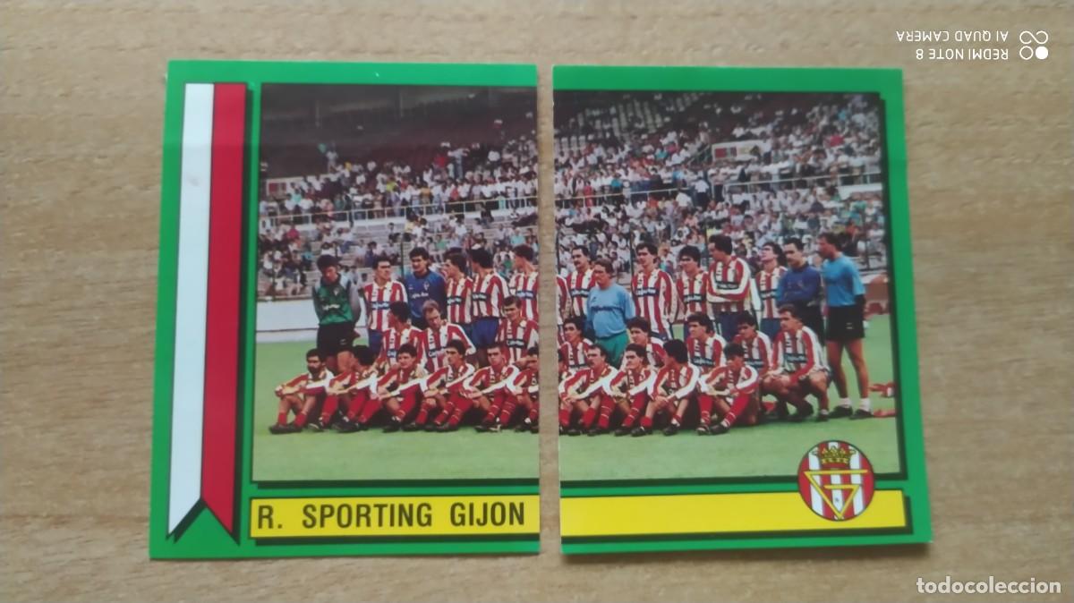 Fu&szlig;ball-Sticker: SPORTING DE GIJON 273 PLANTILLA FUTBOL 90 PANINI -H