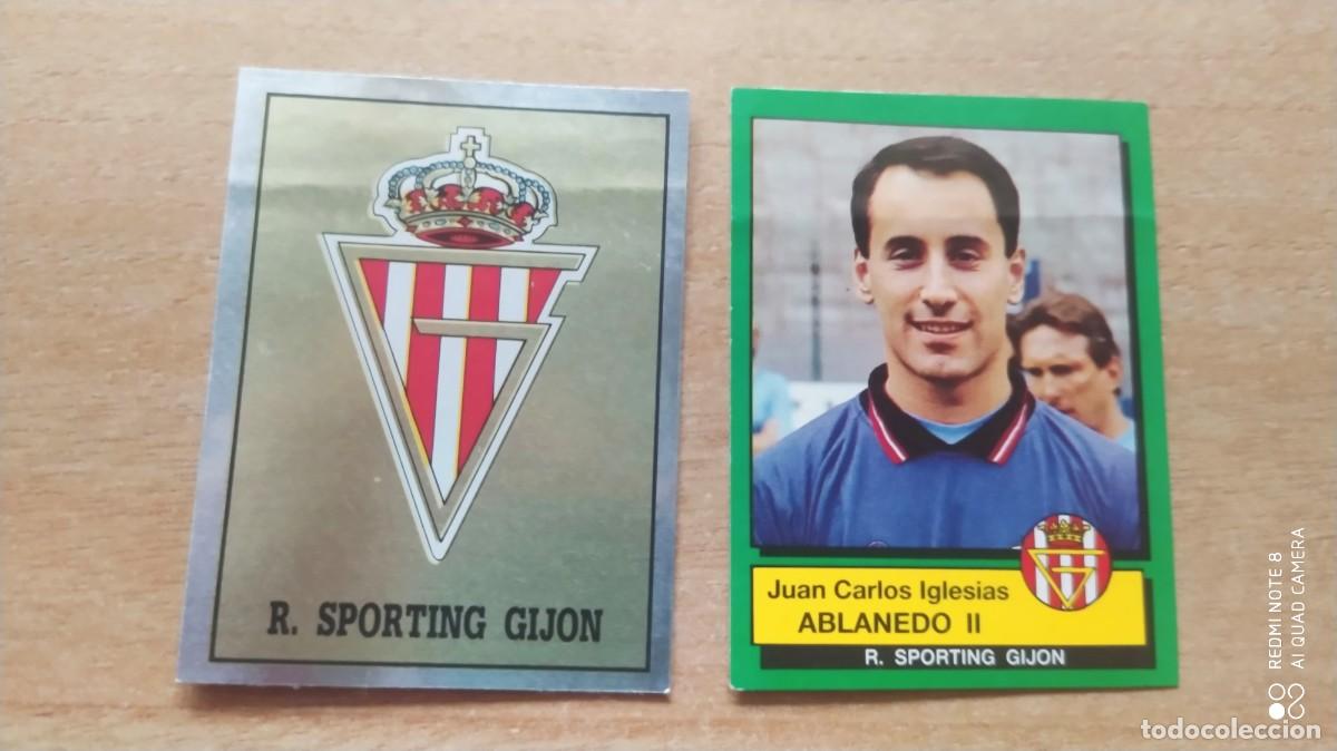 Cromos de F&uacute;tbol: SPORTING DE GIJON 274 ABLANEDO FUTBOL 90 PANINI -H