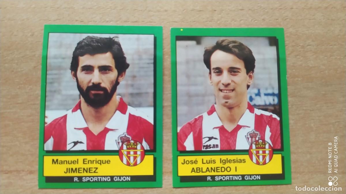 Cromos de F&uacute;tbol: SPORTING DE GIJON 278 ABLANEDO I FUTBOL 90 PANINI -H