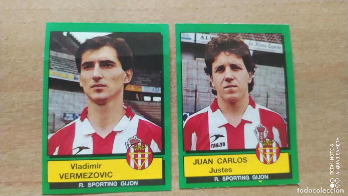 Cromos de F&uacute;tbol: SPORTING DE GIJON 281 JUAN CARLOS FUTBOL 90 PANINI -H