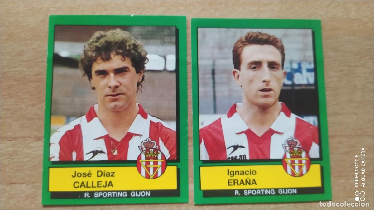Cromos de F&uacute;tbol: SPORTING DE GIJON 282 CALLEJA FUTBOL 90 PANINI -H