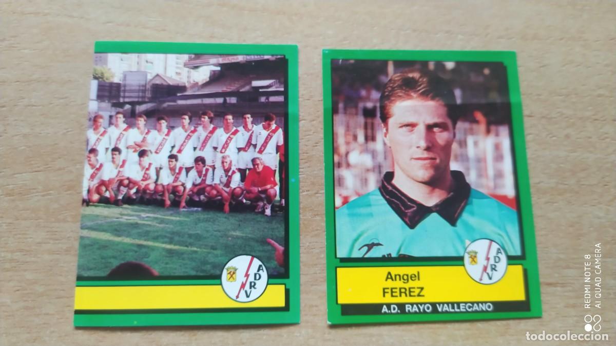 Cromos de F&uacute;tbol: RAYO VALLECANO 219 PLANTILLA FUTBOL 90 PANINI -H
