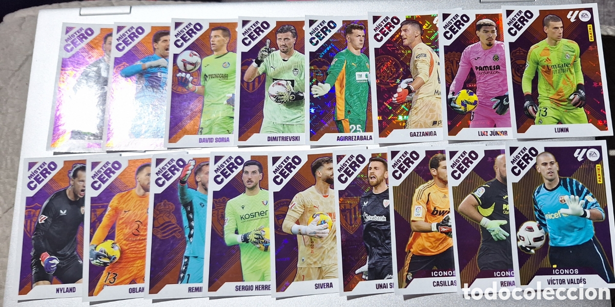 Cromos de F&uacute;tbol: Mister Cero lote completo - cromos liga este 2025 2026