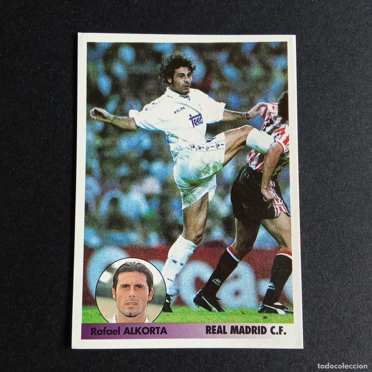 Fu&szlig;ball-Sticker: LOS MEJORES EQUIPOS DE EUROPA 1996 1997 96 97 PANINI 227 ALKORTA REAL MADRID SIN PEGAR