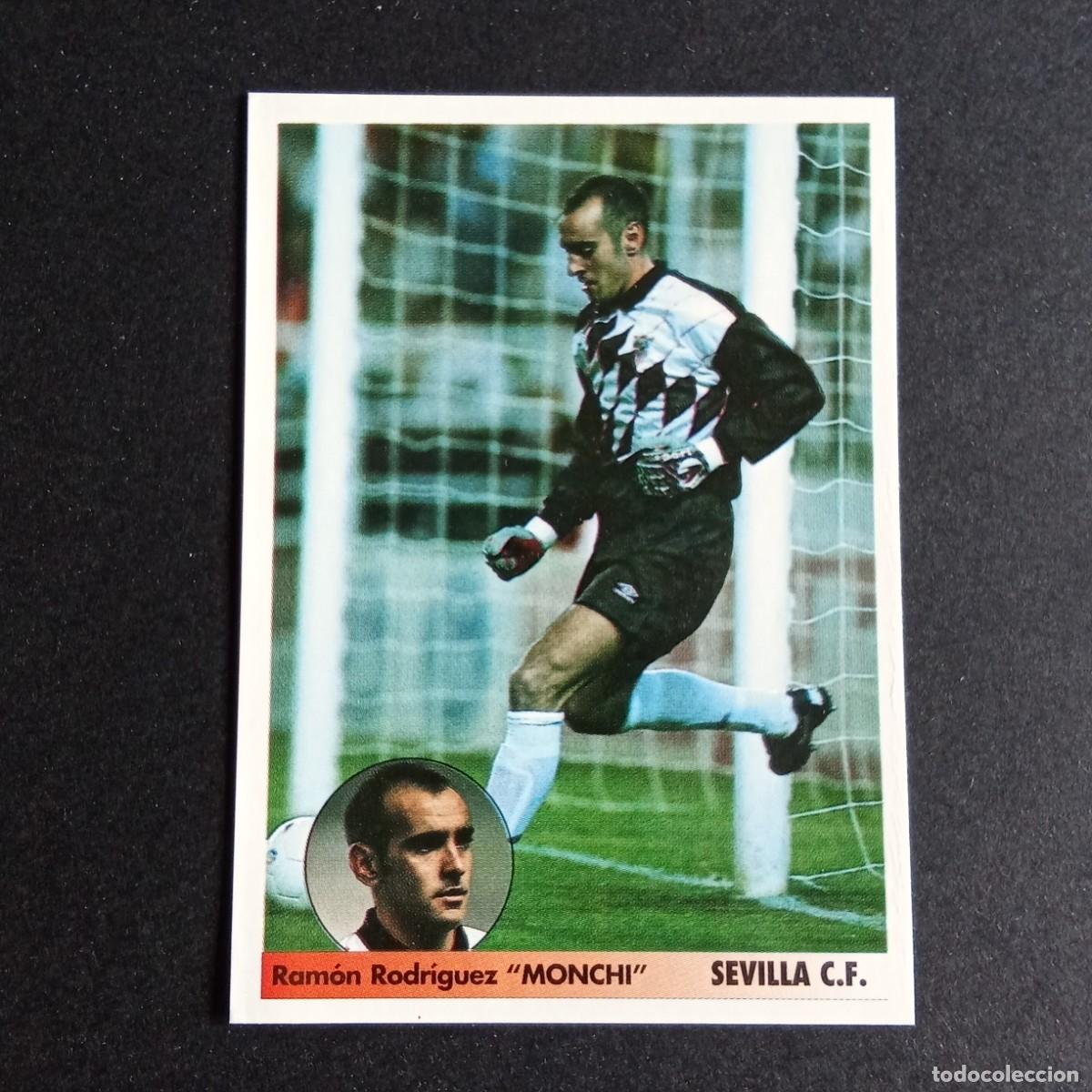 Figurine di Calcio: LOS MEJORES EQUIPOS DE EUROPA 1996 1997 96 97 PANINI 249 MONCHI SEVILLA SIN PEGAR