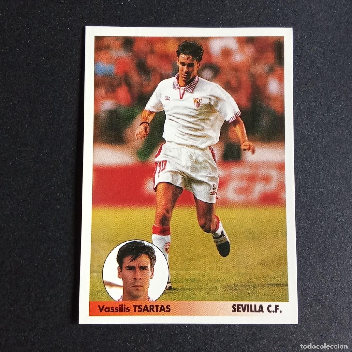 Fu&szlig;ball-Sticker: LOS MEJORES EQUIPOS DE EUROPA 1996 1997 96 97 PANINI 257 TSARTAS SEVILLA SIN PEGAR