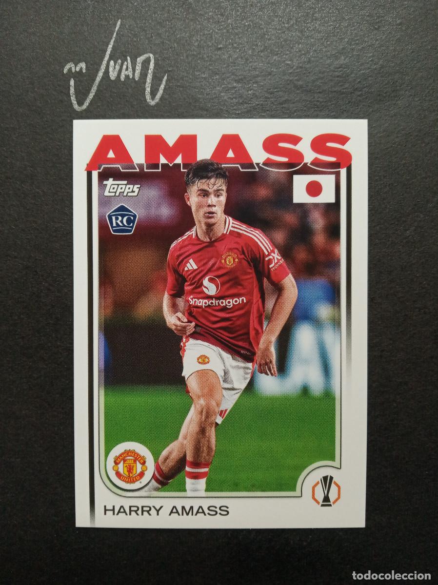 Cromos de F&uacute;tbol: N&ordm; 179 JAPAN EDITION ROOKIE HARRY AMASS MANCHESTER UNITED ⚽ TOPPS &reg; UEFA FLAGSHIP 2024 2025 24 25
