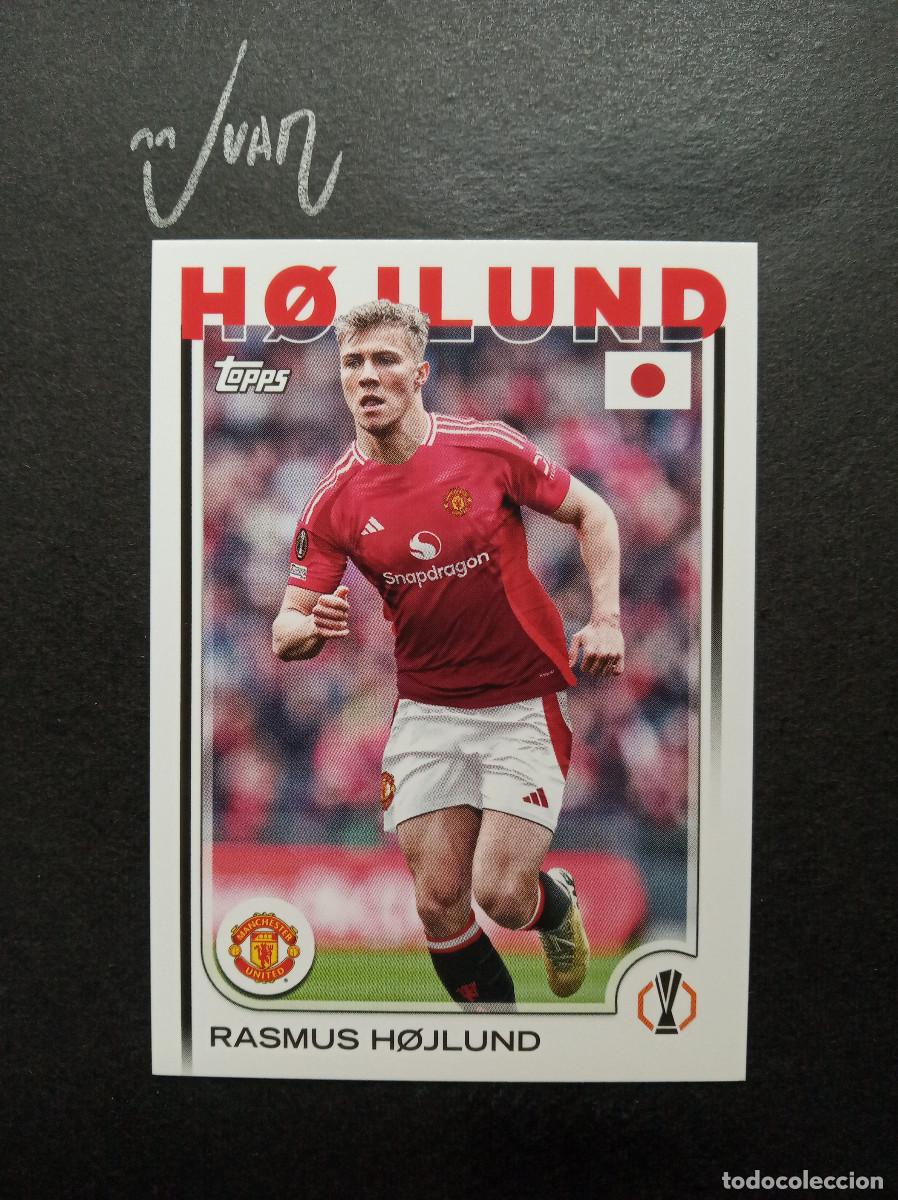 Football Stickers: N&ordm; 184 JAPAN EDITION HOJLUND MANCHESTER UNITED ⚽ TOPPS &reg; UEFA FLAGSHIP 2024 2025 24 25