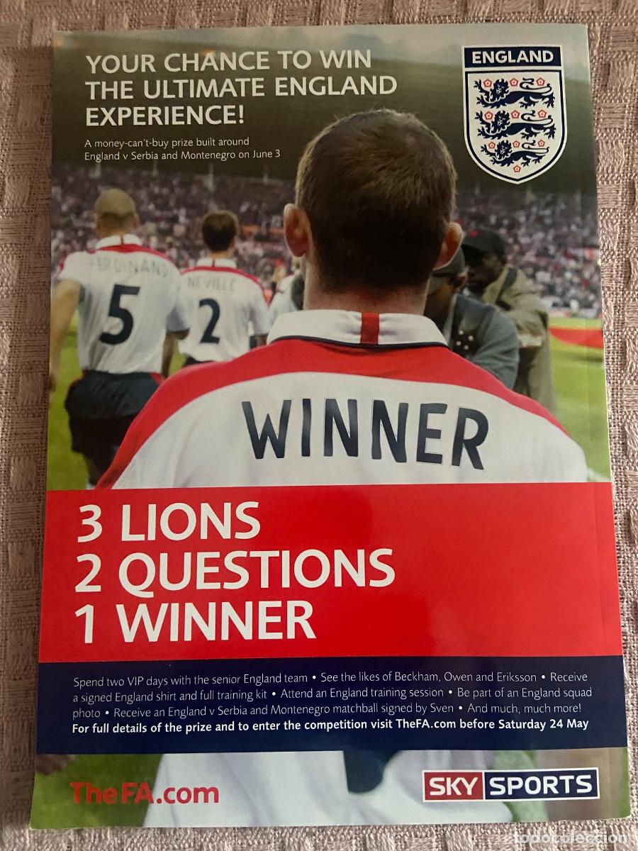 Cromos de f&uacute;tbol: Programa final FA Cup 2004 - Foto 2