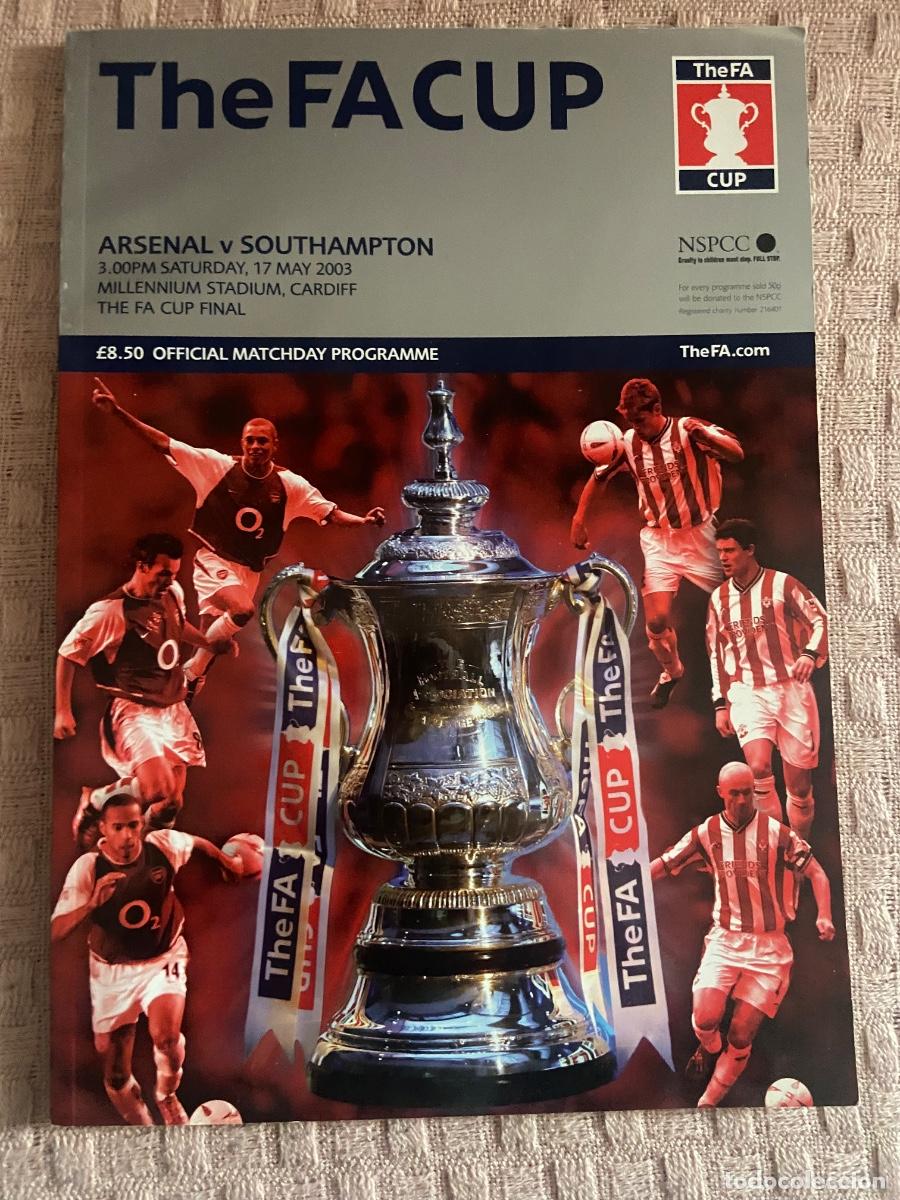 Cromos de f&uacute;tbol: Programa final FA Cup 2004 - Foto 1