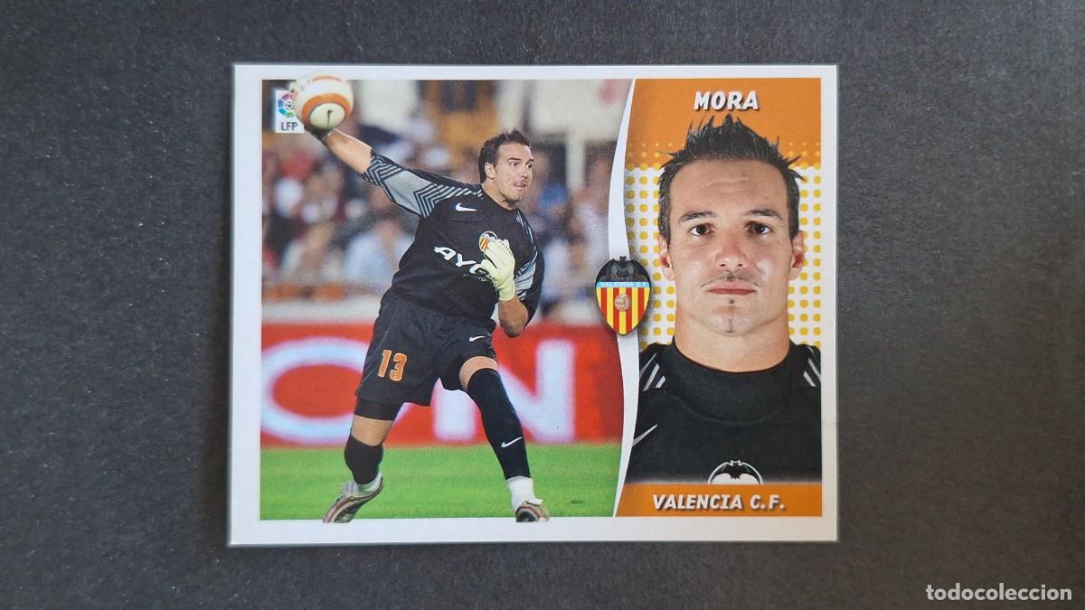 Fu&szlig;ball-Sticker: L3 MORA VALENCIA C. F. LIGA ESTE 2006 2007 06 07 NUNCA PEGADO SIN PEGAR
