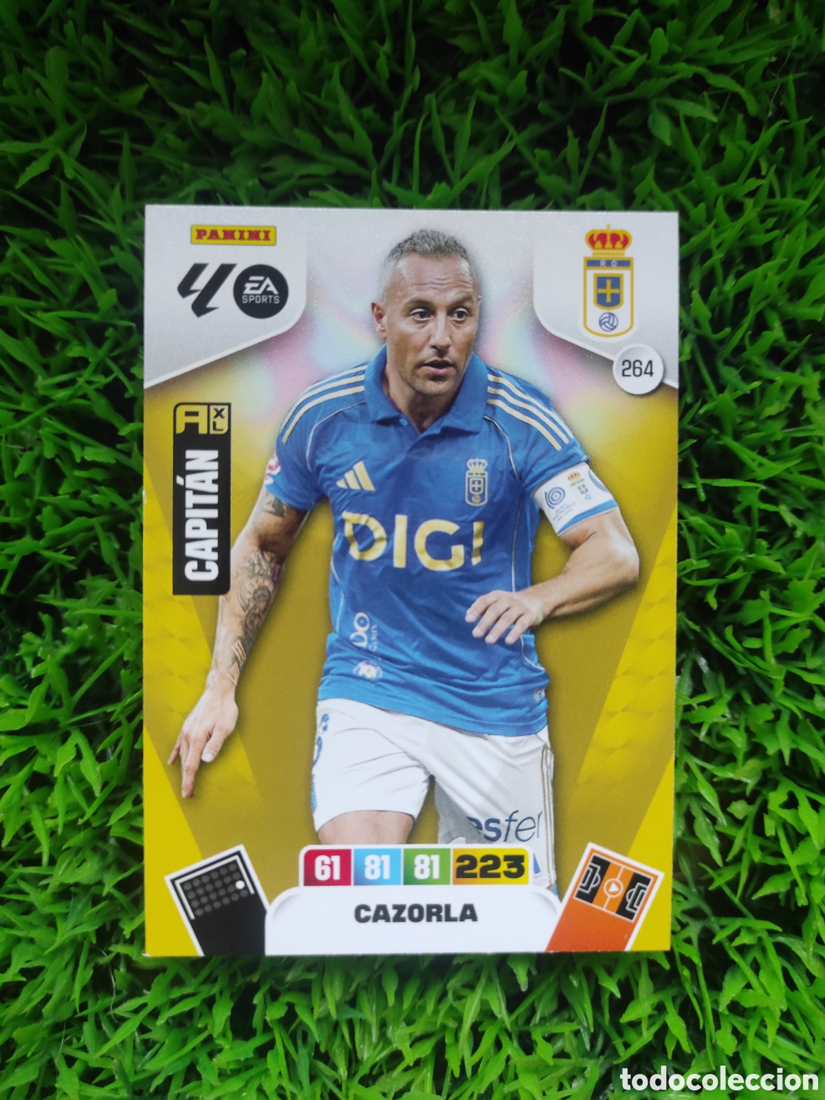 Cromos de F&uacute;tbol: Cazorla Oviedo Adrenalyn 25-26 # 264